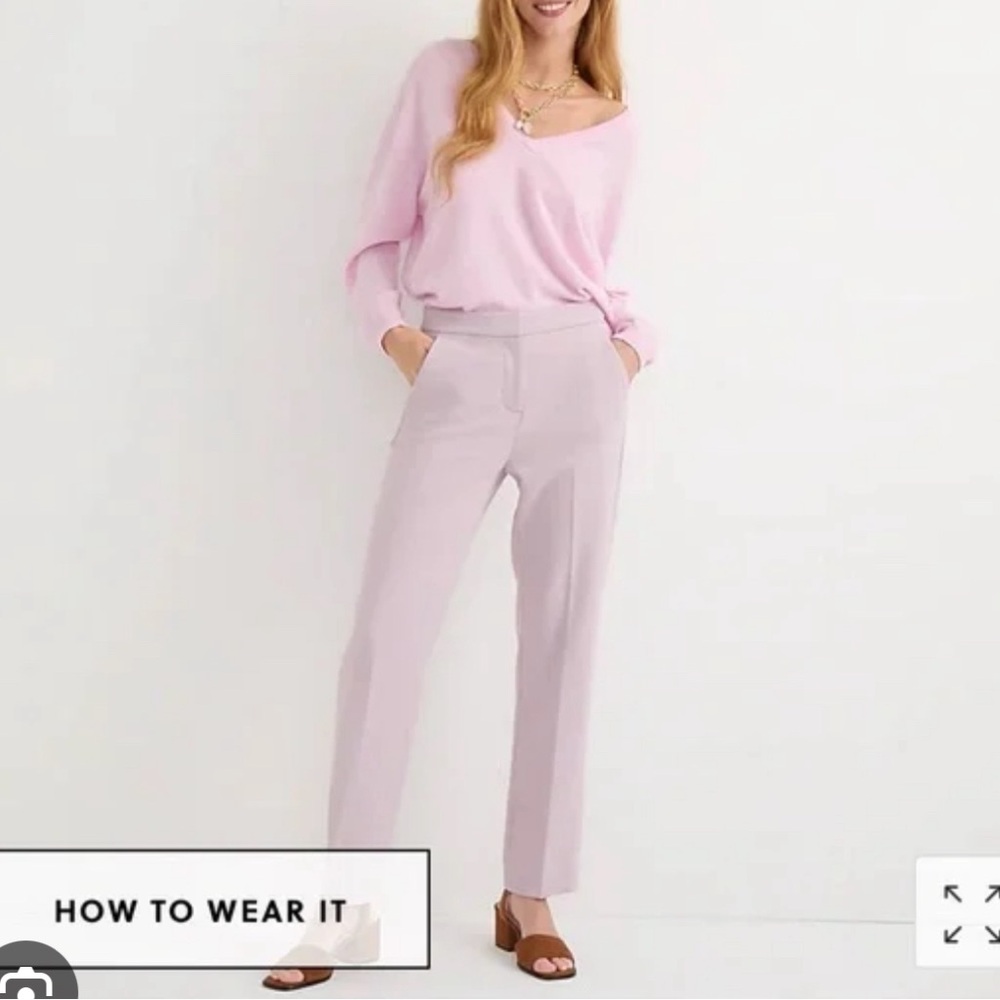 J Crew Lilac Kate Pants 2P